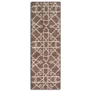 Karat Teppichläufer auf Maß Navelli Braun, 80 x 400 cm,