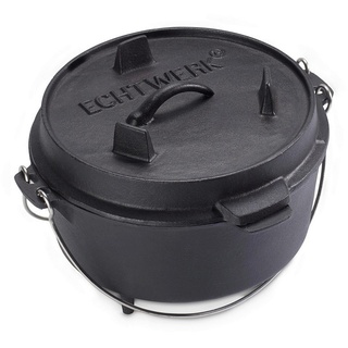 Echtwerk Dutch Oven, Gusseisen Schwarz Metall 19 cm