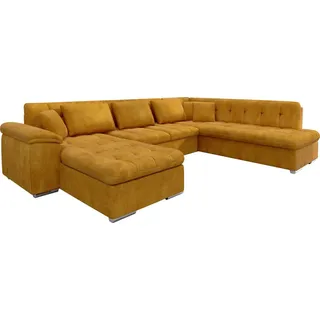 Mirjan24 Eckcouch 2-Sitzer Orange