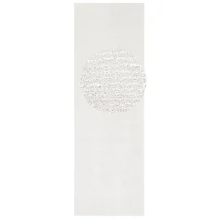 Mint Rugs Supersoft Cloud Kurzflor Teppich Modern Flauschig Weich Einfarbig für Wohnzimmer Küche Flur oder Schlafzimmer Creme 80x250 cm, Polyester