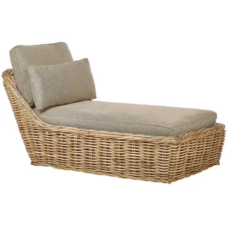 Beliani Gartenliege 77 x 88 x 88 cm Beige