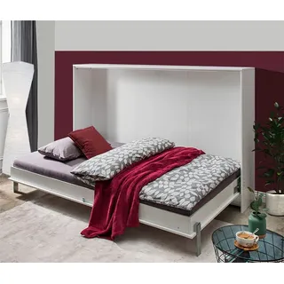 Schrankbett Funktionsbett Bett Juist 120x200cm weiß Modern - Weiß