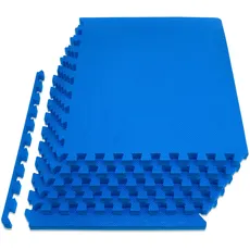 ProsourceFit Extra Thick Puzzle Exercise Mat 3⁄4” and 1", EVA Foam Interlocking Tiles for Protective, Cushioned Workout Flooring for Home and Gym Equipment