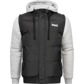 Lonsdale Dowpot Collegejacke schwarz/grau L