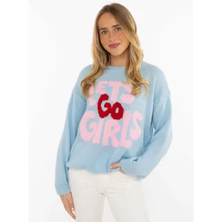 Zwillingsherz Strickpullover Silber 56