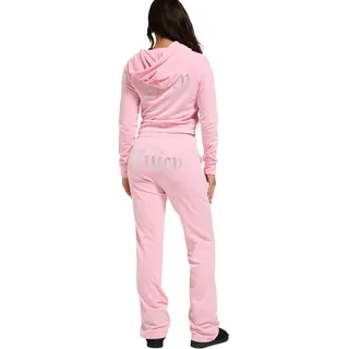 Juicy Couture Damen Lässige Hose Tina Track Pants Samtige Sweathose Trainingshose mit Kordelzug Jogger für Sport Freizeit Fitness in Versch. Farben