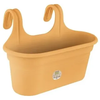 Blumenkasten elho Green Basics Kunststoff 26x36x26 cm terracotta inkl. Halterung