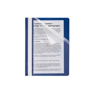 Schnellhefter Kunststoff blau DIN A5, 1 St.