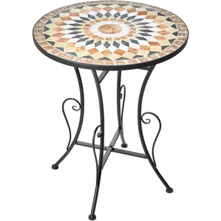 AMARE Mosaik 1 Bistro Tisch, Stahl, bunt, 60 x 60 x 70 cm