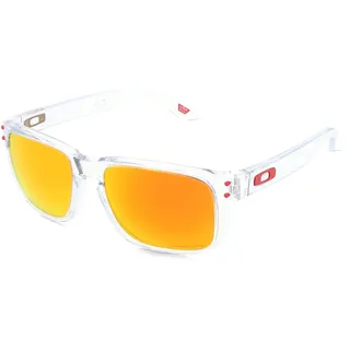 OAKLEY Holbrook Xxs Sonnenbrille - Transparent Orange/Rot-Verspiegelt