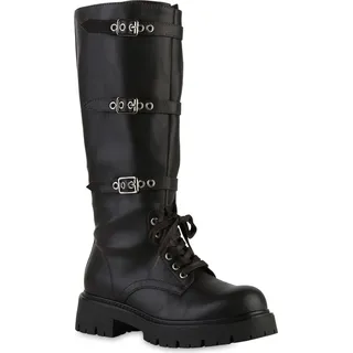 VAN HILL Schnürstiefel Emily in Dunkelbraun - Gr.: 38