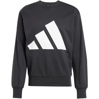adidas Essentials Big Logo Sweatshirt Schwarz/Weiß M