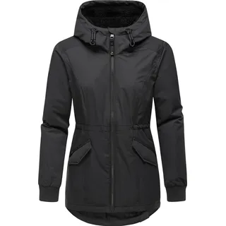 Ragwear Damen Jacke Dowey Warm Rain (3XL), schwarz