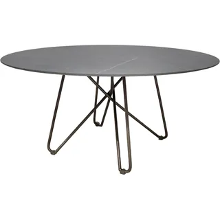 LEONIQUE LAYLA Konsolentisch 90 x 42 x 90 grau