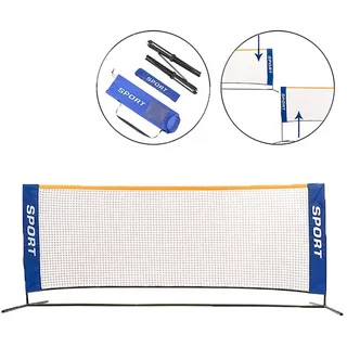 Softee Minigolf-/badminton-set - Blue - 3 x 1.5 m