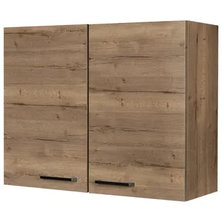 Nobilia Küchenoberschrank Eiche dunkel 90 x 72 x 35 cm Eiche