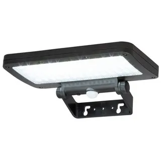 Ambia Garden Solarleuchte , Schwarz , Kunststoff , rechteckig , 14.5x4.1x20.3 cm , RoHS, Ce , 3 Helligkeitsstufen, verstellbare Spotlights, mit Schalter, Dämmerungssensor , Dekoration, Gartendeko