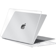 EooCoo Hülle Kompatibel für MacBook Air 15 Zoll M2 A2941 M3 A3114, 2023 2024 Freisetzung, Ultradünne Glatt Hartschale Schutzhülle Case, Kristall Klar