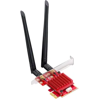 Cudy AX5400 Tri-Band Wi-Fi 6 WLAN- / Bluetooth®-Adapter PCIe 5400MBit/s