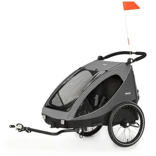 hauck 2in1 Bike Trailer grau 2023