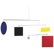 Bild von Flensted f417 Circle Square/Guggenheim Mobile, Stahl, Mehrfarbig, 50x105cm