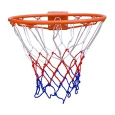HAPPY PEOPLE Basketball-Set, rot/weiß/blau, Kunststoff/Nylon - bunt