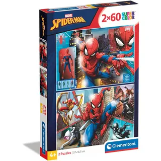 CLEMENTONI Spiderman 2x60st. Boden