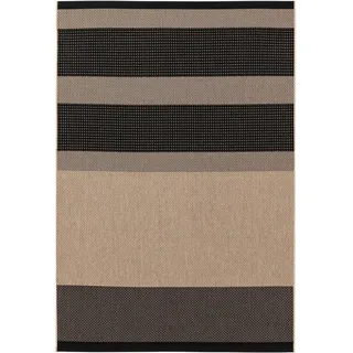 benuta Nest Outdoorteppich Naoto Beige/Schwarz 120x170 cm , Textil , Rechteckig , 120x170 cm , Oeko-Tex® Standard 100 , wasserabweisend , Teppiche und Böden, Teppiche, Outdoorteppiche