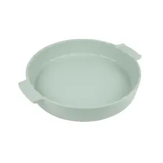 Peugeot Appolia Quicheform, salbeigrün, 28 cm, Moderne Backform für Quiche und flache Kuchen, 1 Stück