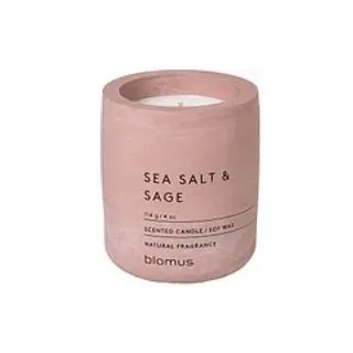 blomus Duftkerze SEA SALT & SAGE rosa Salbei, Meersalz, 1 St.