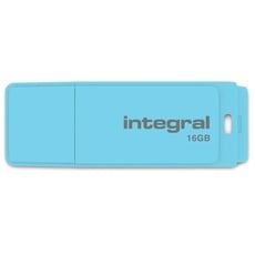 Integral Memory INFD16GBPASBLS 16GB Speicherkarte himmelblau