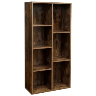 Hansiro Bücherregal Würfelregal , Holzwerkstoff , 24x106x50 cm , Wohnzimmer, Regale, Bücherregale