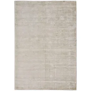 Theko Viskoseteppich Star 40x60 cm , Creme , Textil , Uni , Rechteckig , 40x60 cm , Teppiche und Böden, Teppiche, Webteppiche