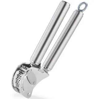 Rösle Knoblauchpresse mit Abstreifer, flexibles Sieb, spülmaschinengeeignet