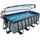 EXIT Stone Pool 400 x 200 x 122 cm inkl. Sandfilteranlage, Poolleiter, Reparaturset, Abdeckung