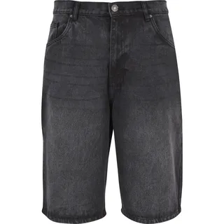 URBAN CLASSICS 90 ́s Heavy Kurze Jeans - Black Washed - 36