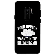 Hülle für Galaxy S9+ Deine Meinung war nicht im Rezept Koch Koch Cooking Culinary