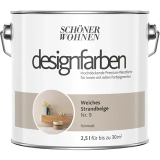 Schöner Wohnen Designfarben Weiches Strandbeige matt 2,5 l