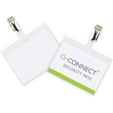 Bild Q-Connect, Informationsschild, Namensschilder mit Clip