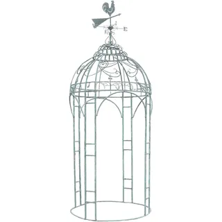 Antik Gazebo Eisenpavillon Wetterhahn Gartenpavillon Rosen Pavillon Garten 360cm