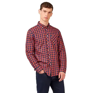 Ben Sherman 68080 Langarmhemd - Red - XL