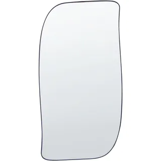 Beliani Wandspiegel Schwarz Metall Freiform, 37x70x2 cm