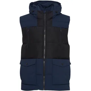 Steppweste INDICODE "Steppweste IDFlikko", Herren, Gr. S, blau (navy), Obermaterial: 100% Polyester PES., Westen Steppweste