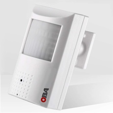 Oba security Oba MP02 IP-Kamera, 4 Megapixel, drahtloser Infrarot-Sensor, P2P, Weiß