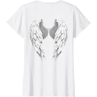 Engelsflügel Spiritueller Wächter Religiöser gefiederter Flügel T-Shirt