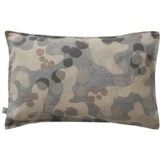 Jotex Mini Baby Kopfkissenbezug, 100% Leinen, Grau/Grün, 55x35 cm