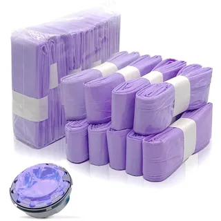 youjia 9 Stück 4.5m Nachfüllfolie Universell für Windeleimer Geruchsschutz Windeleimer-Nachfüllbeutel Umweltfreundliche Nachfüllfolienringe Antibakterielle für Windeleimer Nachfüllfolien