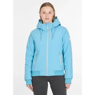 Ragwear Outdoorjacke "OGGIE WARM" mit Kapuze Reißverschluss mit Kinnschutz, Kapuze mit Kordel, cloud