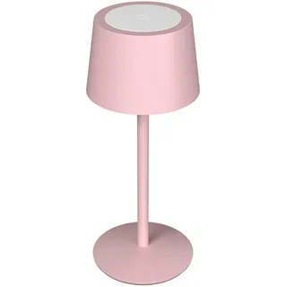 Novel Akku-Tischleuchte , Rosa , Metall , Uni , 74 mm , rund , 22 cm , RoHS, Ce , Touch-Schalter (on/off), tragbar, Ladeanzeige, aufladbar über Usb , Lampen & Leuchten, Innenbeleuchtung, Tischlampen, Akku-Tischlampen