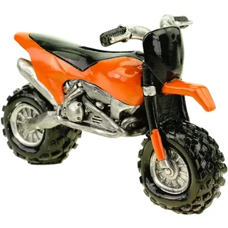 Kremers Schatzkiste Motorrad Geldgeschenk Spardose Cross Bike Deko Figur handbemalt – Geschenk für Motorradfahrer Männer – originelle Verpackung für Geldgeschenke Führerschein Urlaub Motorrad